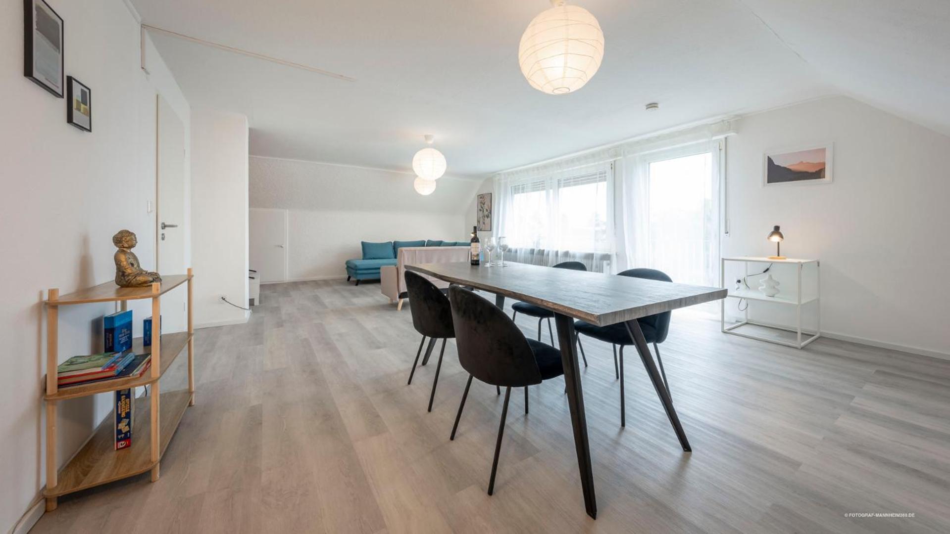 Edingen-Neckarhausen Xxl Design-Appartement Gardendesign Boxspring 8 Pers Zwischen Heidelberg Und Mannheim מראה חיצוני תמונה